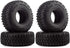 INJORA 4Pcs 1.55" Soft Rubber Wheel Tires 1.55 Inch Tyre for RC Crawler Car D90 TF2 Tamiya CC01 LC70 LC80...