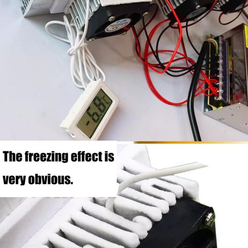 Mini Air Conditioner DC 12V DIY Thermoelectric Peltier Refrigeration Cooling System Heat Sink Conduction Module Semiconductor Fridge Refrigeration...