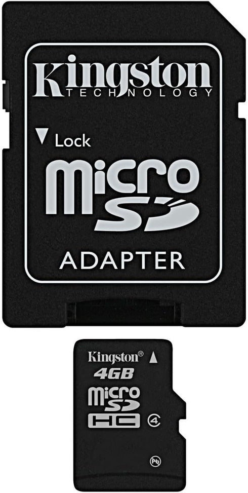 Kingston 4 GB microSDHC Class 4 Flash Memory Card SDC4/4GB...