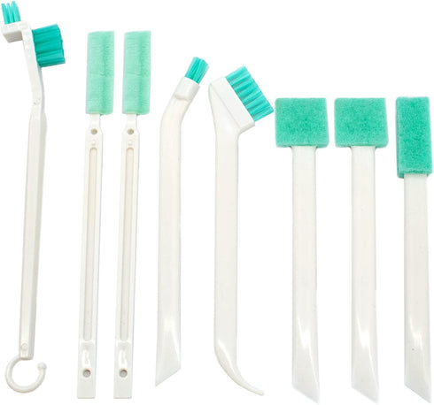 8Pcs Small Cleaning Brush for Household Use, LIOUCBD Bottle Brush Cleaner, Scrub Brushes for Cleaning, Crevice Cleaning Tool for Gaps Corner Water...