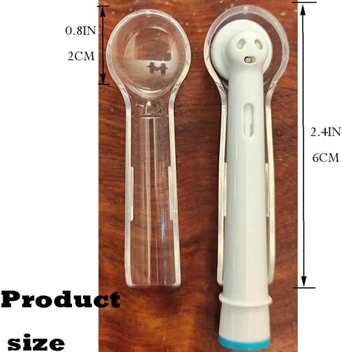 Toothbrush Cover for Electric Toothbrush, Electric Toothbrush Replacement Heads Dustproof Cover Compatible for Travel Toothbrushes, Brush Protecti...