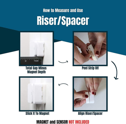 Spacer for Simplisafe - Security Sensor Spacer for Wireless Home Security System, DIY Alarm Spacer for Door Window Home Security System Accessorie...