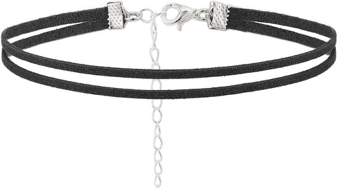 Olbye Layering Leather Necklace Leather Cord Necklace Choker Personal Everyday Necklace Jewelry for Women and Girls...