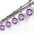 Shower Curtain Hooks Rings,iiEASEST Quality Acrylic Decorative Shower Hooks Bling Round Diamond Design Chrome Finish Rings S Roller Hooks for Hang...
