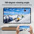 84" Projector Screen,4K 16:9 HD Rear Front Projector Screen Movie Screen Foldable Projection Screen Double-Sided Portable Outdoor Indoor Projector...