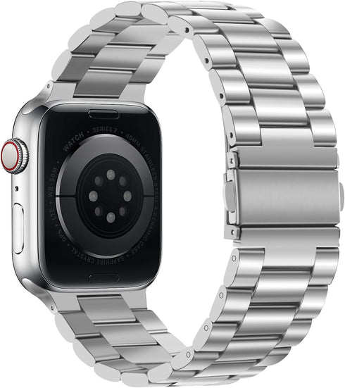 Tasikar Band Compatible with Apple Watch Band 49mm 46mm 45mm 44mm 42mm Premium Stainless Steel Metal Replacement Strap Compatible with Apple Watch...