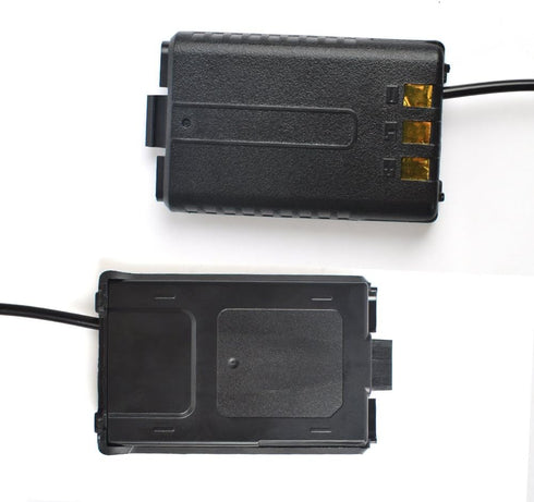 Battery Eliminator Car Charger for Baofeng Transceiver Ham Radio UV-5R UV-5R+ UV-5RA UV-5RA+ UV-5RB UV-5RC UV-5RD UV-5RE UV-5RE Plus Walkie Talkie...