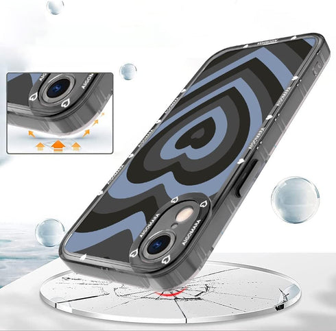 AIGOMARA Soft Phone Case for iPhone XR Case 6.1 Inch with Screen Protector Slim Flexible Soft TPU Design Bumper Shockproof Full Protection Cover (...