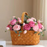 Artificial Peony Flowers Silk Peony Rose Real Touch Fake Flowers 3pcs Single Stem with 5 Heads Bouquet for Home Wedding Party Decoration (Pink)...