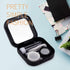 Contact Lens Case, Cute Stars Moon Contact Holder Cases Kit with Lenses Remover Tool Tweezers Mirror Solution Bottle Portable Contacts Container S...
