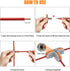 EEEKit 30Pcs Compact Wire Conductor Connector, T-Shape Lever Nut Wire Connector, Quick Splitter 3 Way Electrical Connectors, AWG 28-12...
