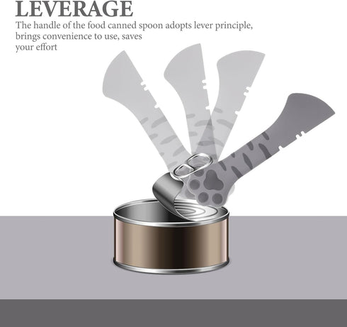 ULTECHNOVO 5pcs Cartoon Opener Multifuctional Cat Multi- Functional Opener: Storage Accessory Spoon Short Manual Food Feeder Dogs Pet Handle Table...