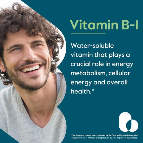 BESTVITE Vitamin B-1 (Thiamin) 500mg (120 Vegetarian Capsules) - No Stearates - Vegan - No Calcium Carbonate - Non GMO - Gluten Free - No Silicon ...