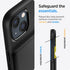 Spigen Slim Armor CS Case Compatible with iPhone 13 Card Slot - Black...