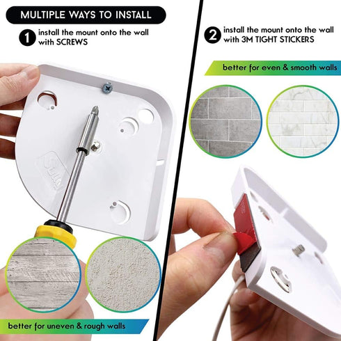 Baby Monitor Shelf Mount for Hello Baby Corner Camera Shelf compatible with Infant Optics DXR-8 DXR-5 Arlo Baby Babysense 7 Motorola - Universal W...