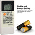 Replacement Remote Control for Mitsubishi Air Conditioner RU18A, Sensitive Buttons Small Air Conditioner Controller for Home...