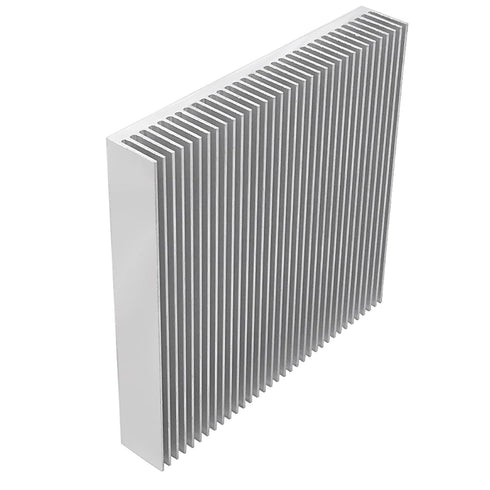 Aluminum 90mm Heat Sink 90x90x15mm/3.54“x3.54”x0.59” Square Large Heatsink Radiator Circuit Board Cooling Cooler Fin for Power DC Converter Electr...