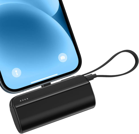 Small Portable Charger for iPhone, 5000mAh MFi Certified Ultra-Compact 20W PD Fast Charging Power Bank Mini Cute Battery Pack Compatible with iPho...