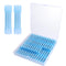 100pcs PA66 Nylon 16-14 AWG Wire Connectors Electrical Crimp Butt Connector Fully Insulated Splice Wire Terminals Blue...