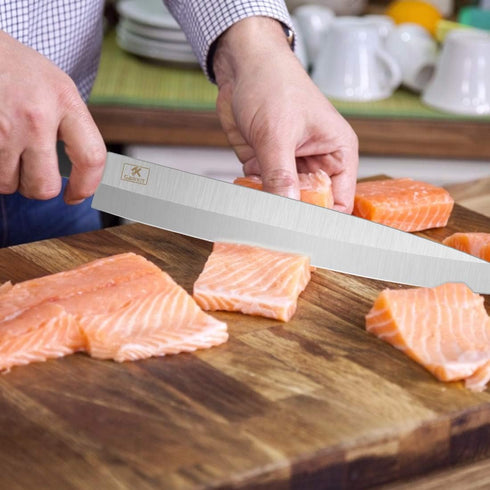 Sashimi Sushi Knife 7-9 Inch/Fish Perfect Boning Knives/Bread Chef's/For Cutting Sushi/Sashimi Fish Filleting Slicing/Very Sharp Stainless Steel B...
