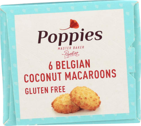 Poppies The Original Traditional Macaroons, Coconut, 6.7 Ounce...