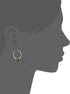 Nine West "High Stakes" Multi-Tone Petite Slider Hoop Earrings...