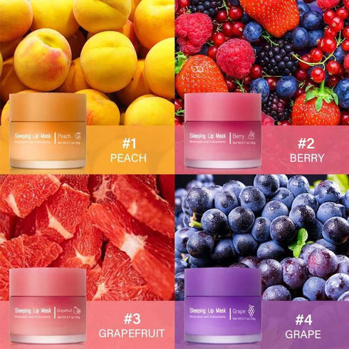 Hydrating Sleeping Lip Mask for Intense Overnight Moisture. (1, Berry)...