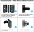 Anti-Theft Blink Doorbell Door Mount,No-Drill Mounting Bracket for Blink Video Doorbell cover Holder Not Block Doorbell Sensor Easy to Install Bli...