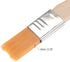 uxcell 5" Paint Brush 0.5" Width Soft Nylon Bristle with Wood Handle for Wall, Cabinets, Fences Yellow 12Pcs...