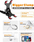 Gooseneck Bed Phone Holder,Lazy Bracket 35.4INCH,Universal Mobile Phone Clip Stand,Flexible Long Arm Phone Mount for Desk,Mobile Cell Phone Stand ...