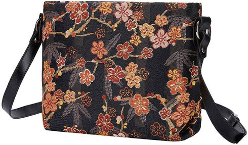 Signare Tapestry Crossbody Bag Small Shoulder Bag for Women with Garden Flower and Creature...