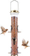 MIXXIDEA Metal Tube Bird Feeders for Outdoors Hanging Bird Feeders for Outside Wild Birds Feeder 6 Ports Hanging Bird Feeder Attract Birds in Your...