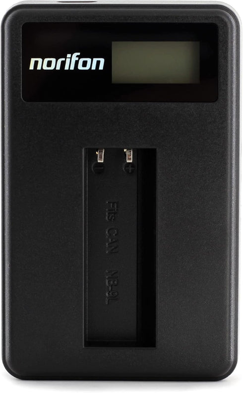 NB-9L LCD USB Charger for Canon PowerShot ELPH 510 HS, 520 HS, 530 HS, PowerShot N, N2 PowerShot SD4500 is, IXUS 1000 HS, 1100 HS, 500 HS, 510 HS,...