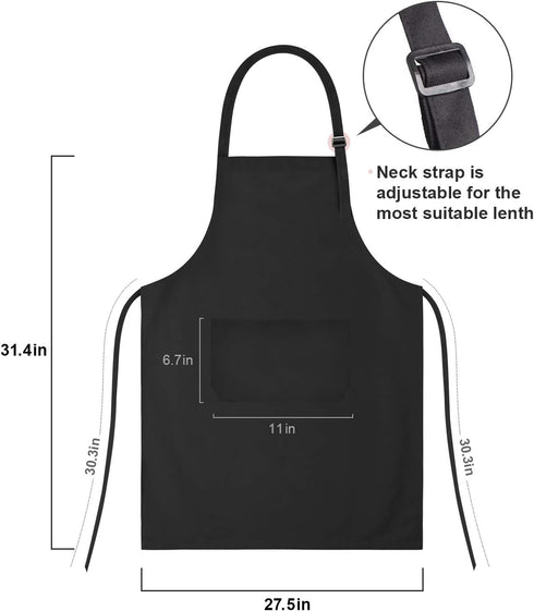 Couple Aprons for Cooking-The Boss The Real Boss Apron Set Funny Adjustable Baking Aprons His and Her Engagement Anniversary Wedding Valentines Da...