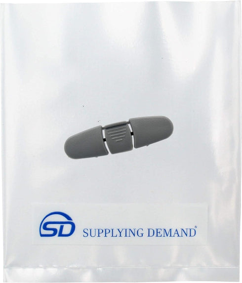 Supplying Demand W10082861 1446951 Dishwasher Upper Dishrack Front Rail Stop Replacement Model Specific Not Universal Grey