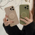 Case for iPhone 13 Pro Case Silicone Women with Ring Stand Holder Kickstand, Girl Cute Gel Rubber Protective Phone Case Cover 6.1 inch (Green)...