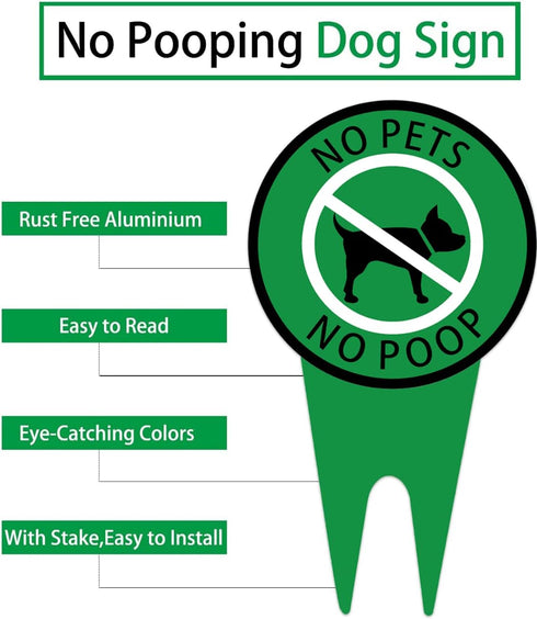 2Pack Yard Lawn Sign | Dog Urine Kils Plants Curb Your Dog Lawn Signs |Please Be Respectful Lawn Sign - Dog Signs for Yard...