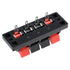 uxcell® 3pcs 4 Way Jack Socket Spring Push Release Connector Speaker Terminal Strip Block...