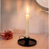 2 Pcs 4 Inch Black Iron Candle Holder for Taper Candles, Dinning,Wedding and Party Decoration (2, Black)...