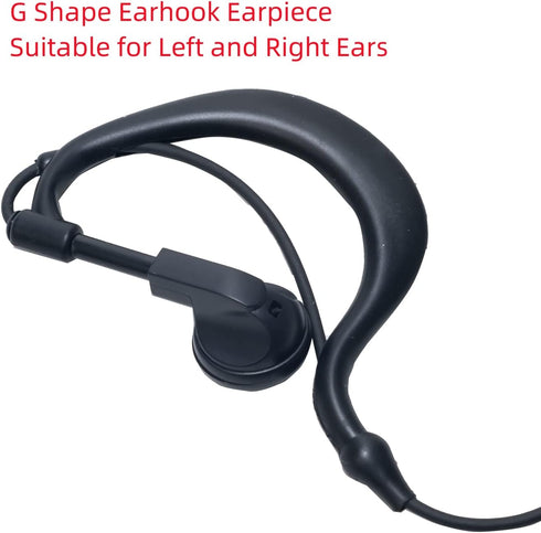 Walkie Talkie Headset with Mic PTT G Shape Headset Compatible with Cobra Microtalk PX650 Cxt195 Cx112 PX655 ACXT1035r ACXT145 ACXT545 RX385 RX685 ...