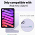 AICase iPad mini 6 (2021) with Screen Protector, Kickstand Shockproof Heavy Duty Resistant Rugged Hybrid Three Layer Full Body Protection Case wit...