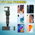 2024 New Multifunctional Rearview Mirror Phone Holder, 360° Rotatable Car Phone Holder for Cell Phone and Gps, Retractable & Adjustable Universal ...