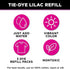 Tulip One-Step Tie-Dye Kit Dye Refill Packs, Lilac...