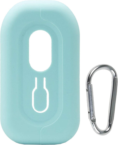 co2CREA Silicone Cover Replacement for JBL GO3 Go 3 Eco Waterproof Ultra Portable Bluetooth Speaker (Teal Case)...
