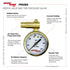 Accu-Gage by Milton Presta Valve Bike Tire Pressure Gauge with Bleeder Valve, for 0-60 PSI - ANSI Certified...