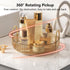 Rotating Makeup Organizer for Vanity, Spinning Cosmetics Storage for Bathroom Countertop, Skincare Holder Rack for Facial Cream, Perfume, Lotion, ...