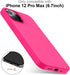 DEENAKIN Compatible with iPhone 12 Pro Max Case with Screen Protector,Soft Silicone Gel Rubber Bumper Cover,Slim Fit Shockproof Protective Phone C...