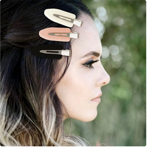 6 Pcs No Bend Hair Clips No Crease Hair Clips for Makeup Application & Hairstyling Set | Styling Duck Bill Clips | Alligator Hair Barrettes | Salo...
