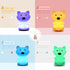 WHA&DARREN Fox Squishy Night Light for Babies & Kids, Nursery Light, Animal Shaped, Silicone Material...