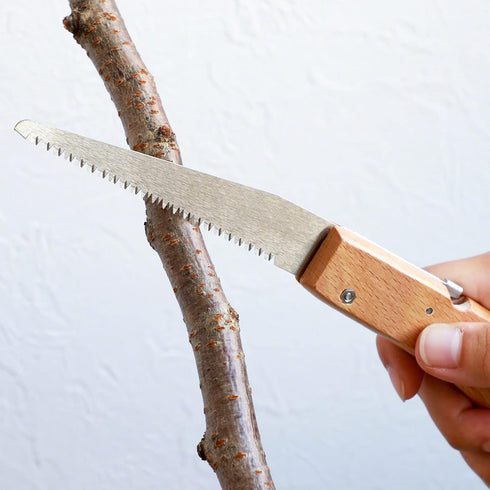 Wazakura Small Japanese Garden Folding Hand Saw 3.94in (100mm) for Woodworking and Bonsai, Mini Tree Pruning Saw Tool, Portable Knife Tool for Dry...